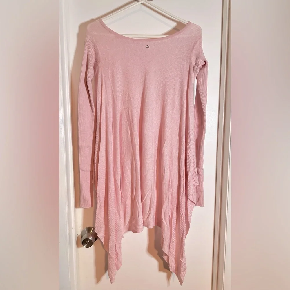 Lululemon Enlightened Pullover Sweater Heathered Blush Quartz Pink
